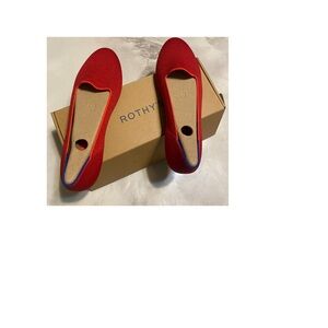 Rothy's Bombshell Red Women's the lounge Loafers. Sz:8.